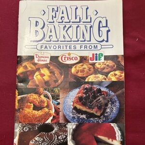 Fall Baking Favorites From Duncan Hines Crisco Jif Cookbook 1990 Paperback